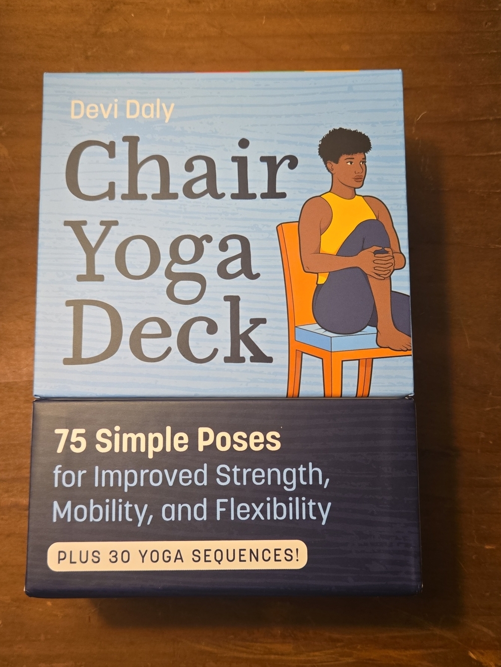 Chair Yoga Deck — Blue Deck